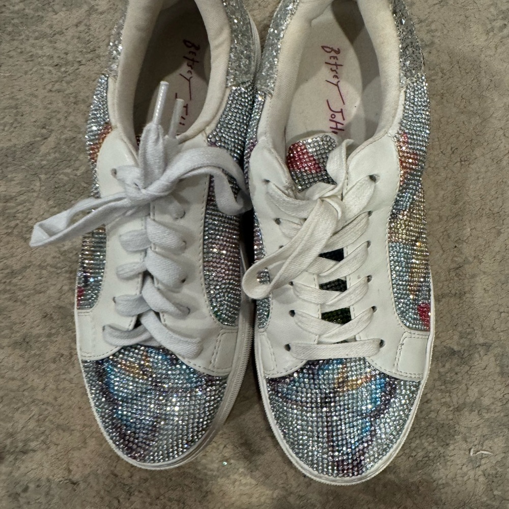 Betsey Johnson Lindsay Bedazzled Shoes - Picture 7 of 10